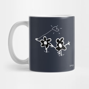 Flowers & Lovers art collection by Ayhan Keser Mug